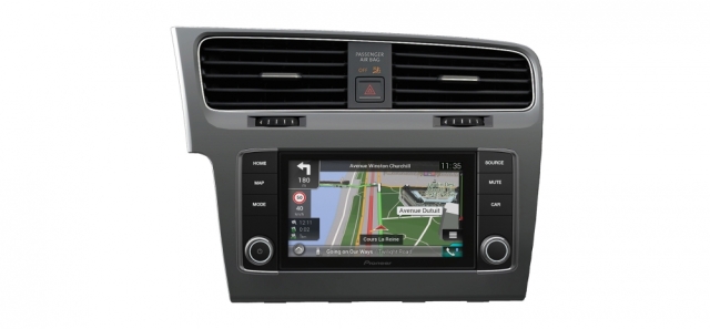 Pioneer Navgate EVO komplet multimediesystem tilpasset VW Golf 7