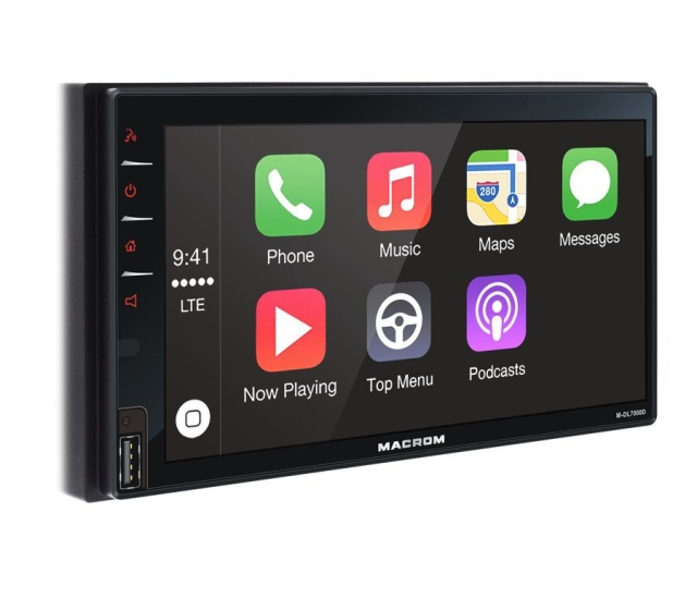 Macrom M-DL7000D25 bilradio med CarPlay