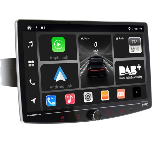 Macrom T1003DAB 10 bilradio med Android 13