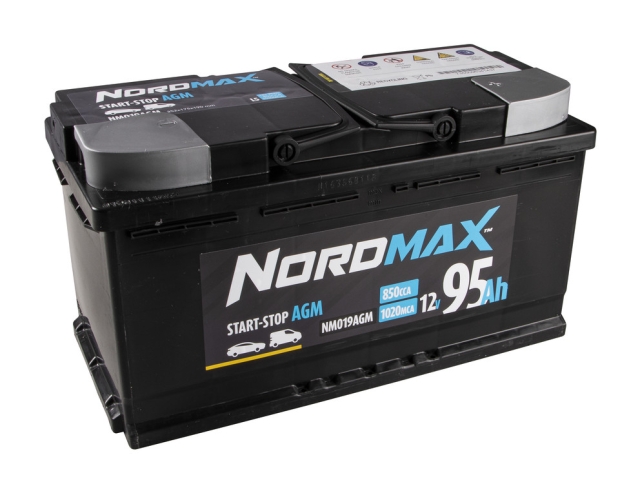 Nordmax AGM-batteri