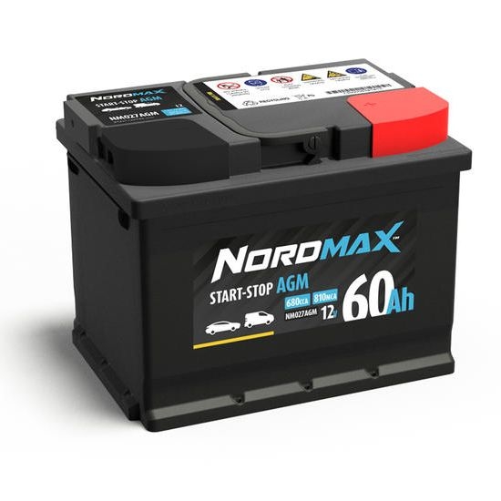 Nordmax AGM-batteri
