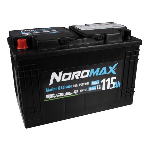 Nordmax NM115L 12V forbrugsbatteri