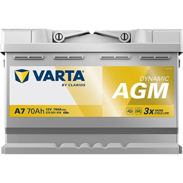 Varta Dynamic AGM 760A 70Ah