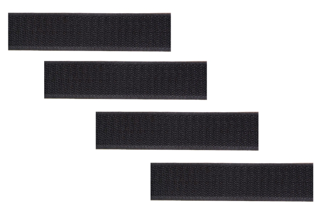 Velcro, Hård side, 20 mm x 70mm, 4 stk