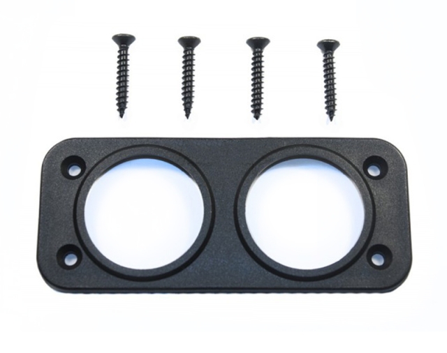Monteringspanel til 2 stk eSOCKET