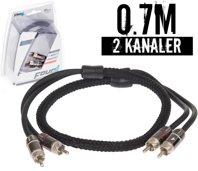 4Connect S3 Signalkabel 0.70 mtr, 2-kanals