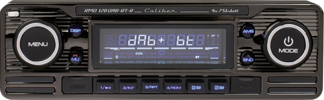 Caliber Retro RMD-120DAB-BT, Sort