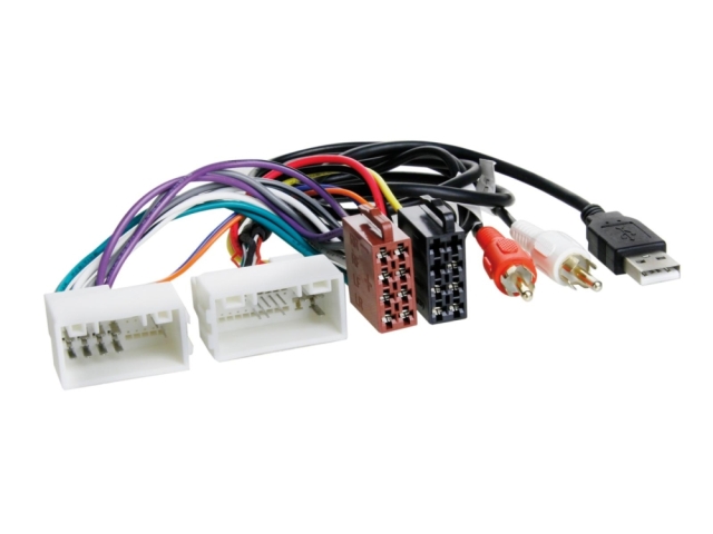 ISO-stik Hyundai/Kia 24Pin/18Pin USB/AUX