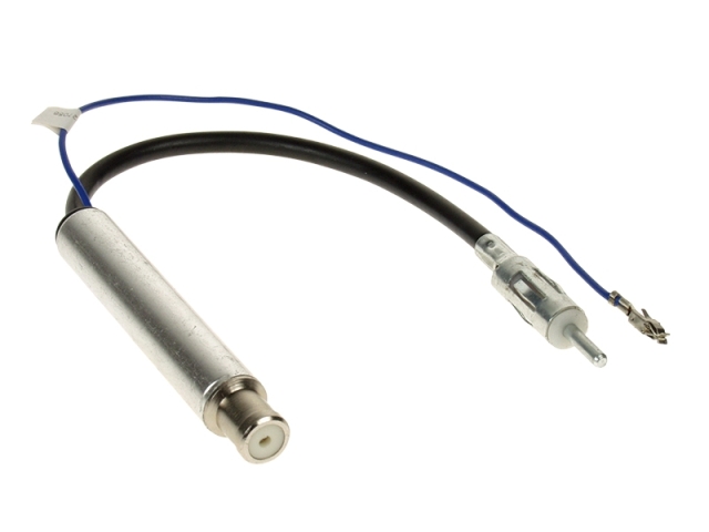 Antenneadapter ISO - DIN til aktiv antenne Audi, Seat, Skoda og VW