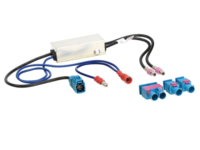 Antenneadapter Fakra(m) til Fakra(f), 12V