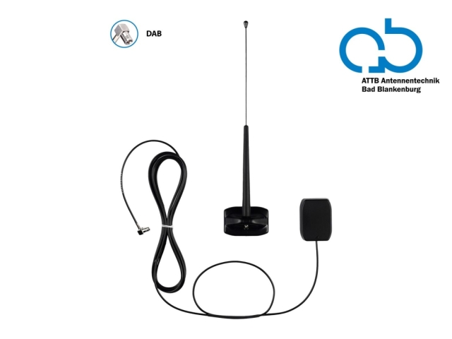 DAB-rudeantenne, DAB+ 0°-180° SMB 12V