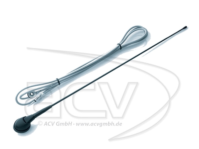 Tagantenne Fiat m,m 0-90grader, 10mm hul, 2,7m kabel