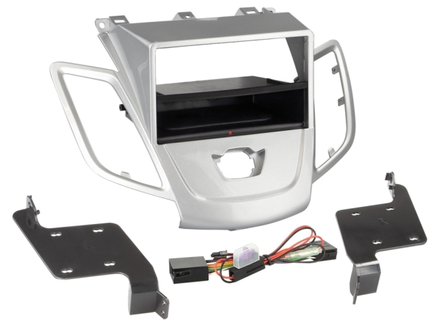 2DIN Radioramme Ford Fiesta, sølv