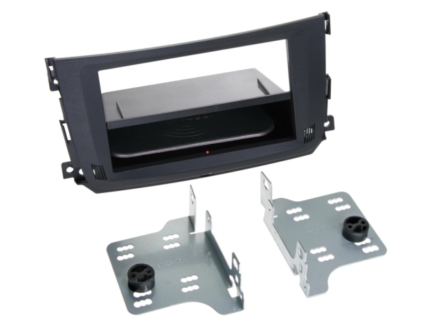 1DIN Radioramme Smart ForTwo, sort