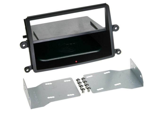 1DIN Radioramme Mitsubishi L200, sort
