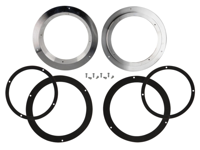 Højttalerramme Ø200mm til Ø165mm, aluminium