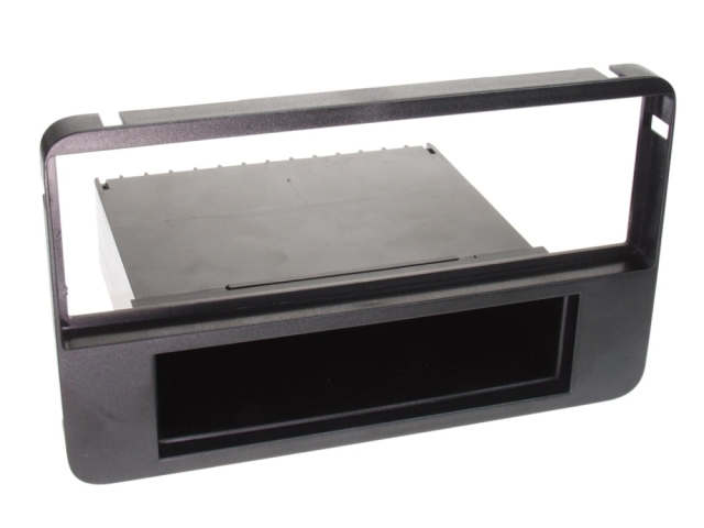 Monteringsramme 1-DIN med opbevaringsrum Alfa 159/Brera/Spider, sort