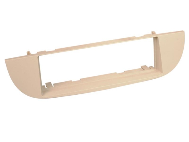 Monteringsram 1-DIN Fiat 500 2007- Beige