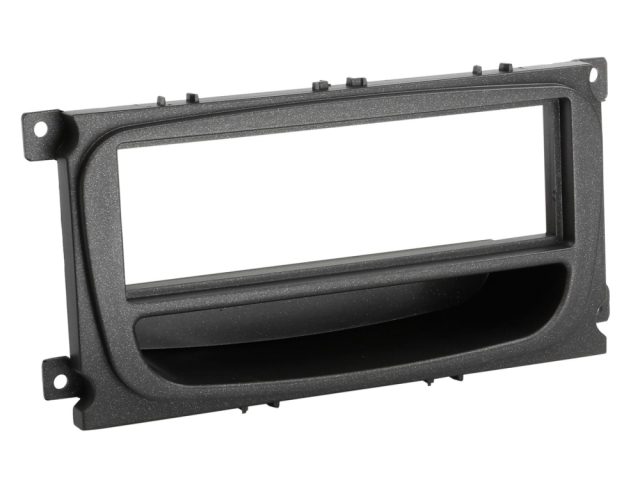 Monteringsramme 1-DIN med opbevaringsrum Ford, sort