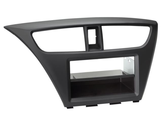 2DIN Radioramme med opbevaringsrum Honda Civic, sort