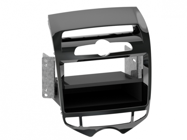 Monteringsram 1-din Hyundai ix20 2010- A-klimat pianolak
