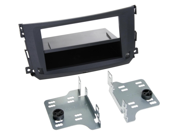 2DIN Radioramme med opbevaringsrum, Smart ForTwo 2010-2015