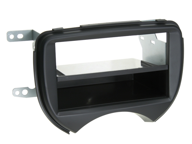 Monteringsram 1-din boks Nissan Micra 2011- sort