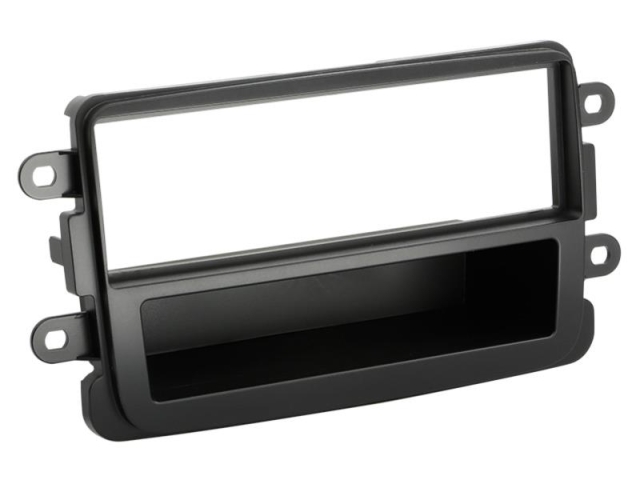 Monteringsram 1-din Dacia sort