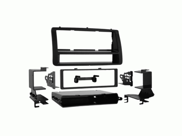 1DIN Radioramme med opbevaringsrum Toyota Corolla 2002-2007, sort