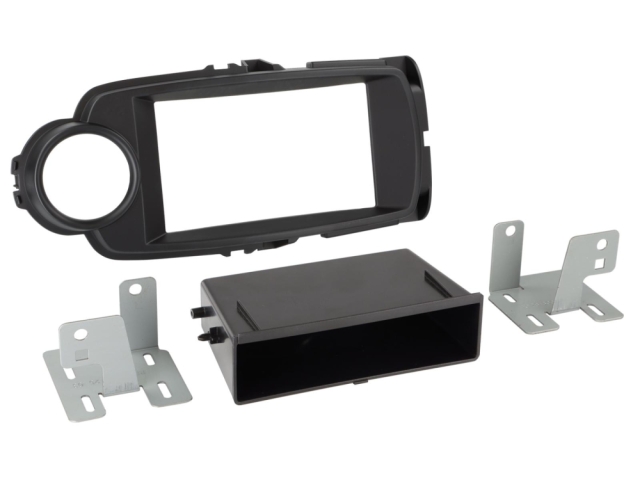2DIN Radioramme med opbevaringsrum Toyota Yaris 09/2014-03/2020