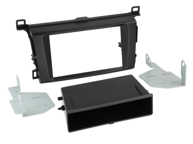 2DIN Radioramme med opbevaringsrum, Toyota RAV4 04/2013-12/2018