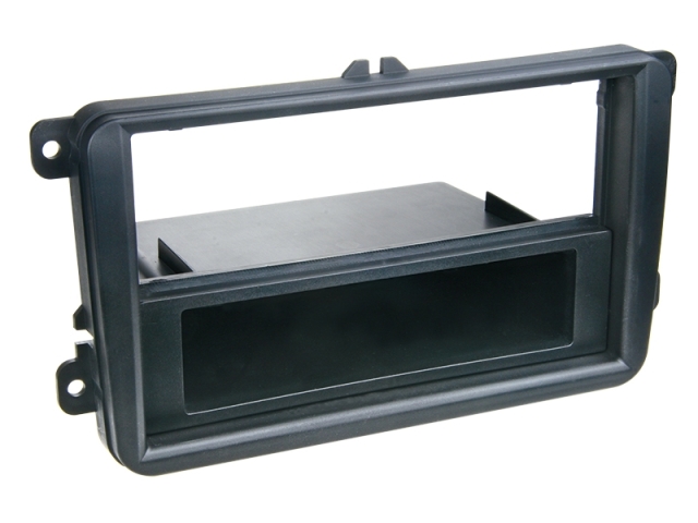 Monteringsram 1-DIN med tingboks VW Golf V, Passat, Touran, Polo, Skoda
