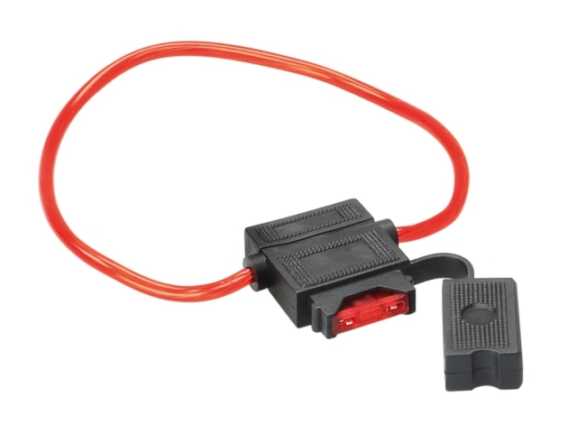 Sikringsholder ATC 10A, 30cm kabel