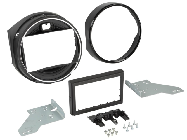 2DIN Radioramme BMW Mini, sort