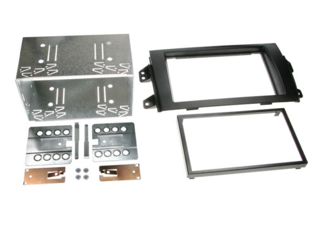 2-DIN monteringsram Fiat Sedici / Suzuki SX 4 2006 > sort