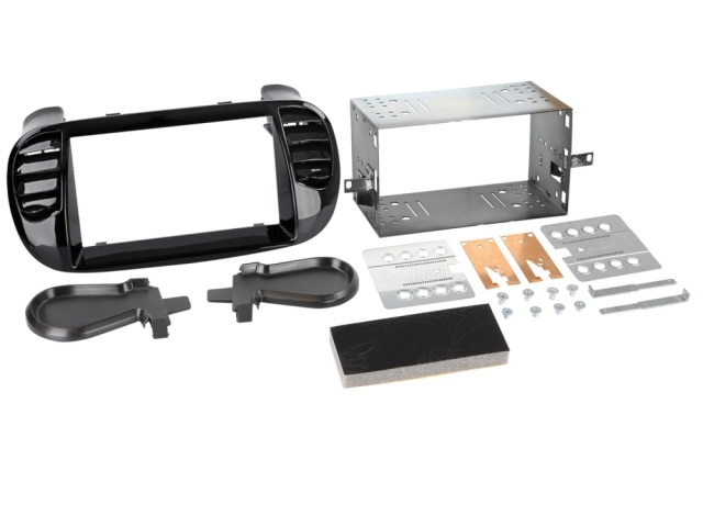 2DIN Radioramme Fiat 500, pianosort
