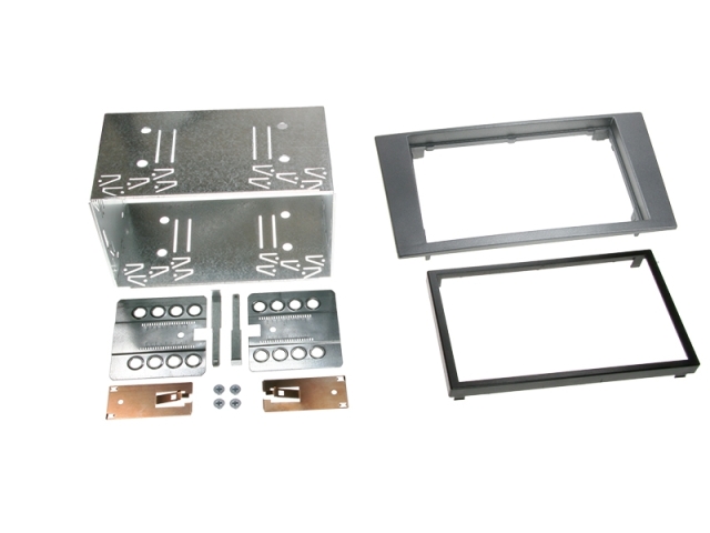 Monteringsram Ford Mondeo 2-DIN 2003- sort