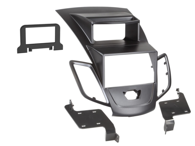 2DIN Radioramme Ford Fiesta, sort