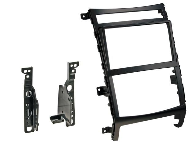 Monteringsram 2-din Hyundai ix55 09-, veracrus 06- sort