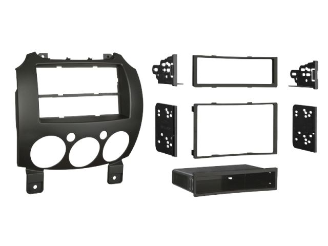 Monteringsram 2-din Mazda 2 2007-