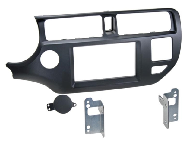 Monteringsram 2-din Kia Rio 11- antrasit
