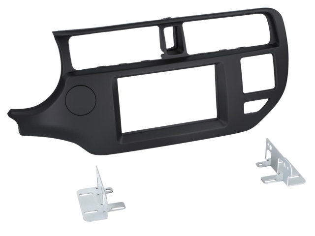 Monteringsramme 2-DIN KIA RIO sort