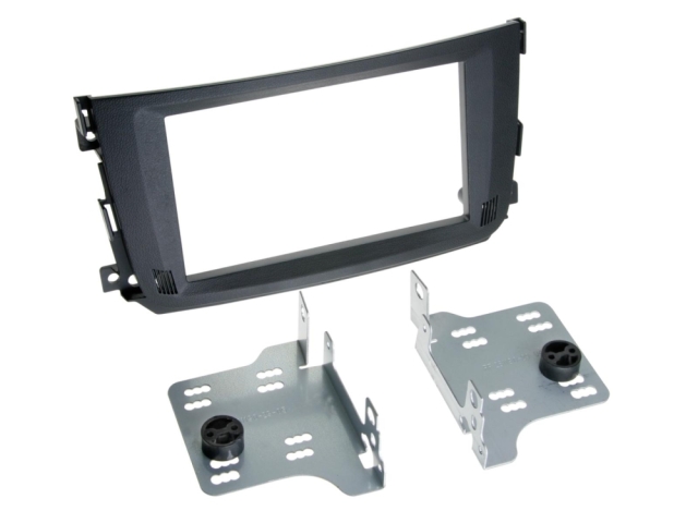 2DIN Radioramme Smart ForTwo 2010-2015, sort