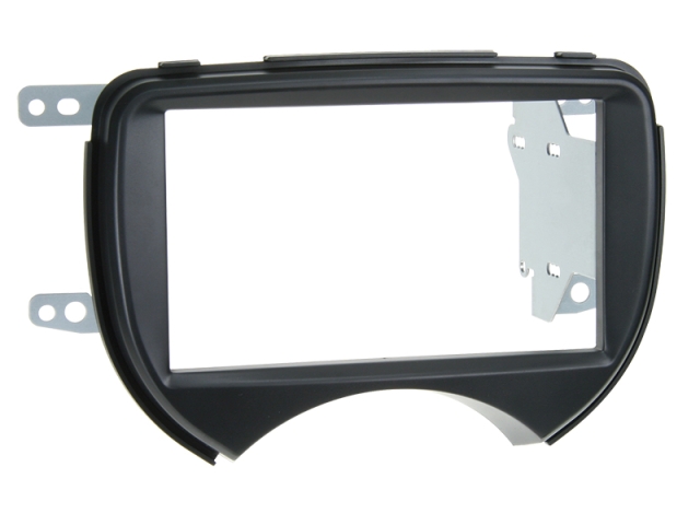 Monteringsram 2-din Nissan Micra 2011- sort