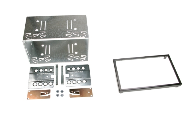 Stereo pladeholder Dubbel DIN 103mm