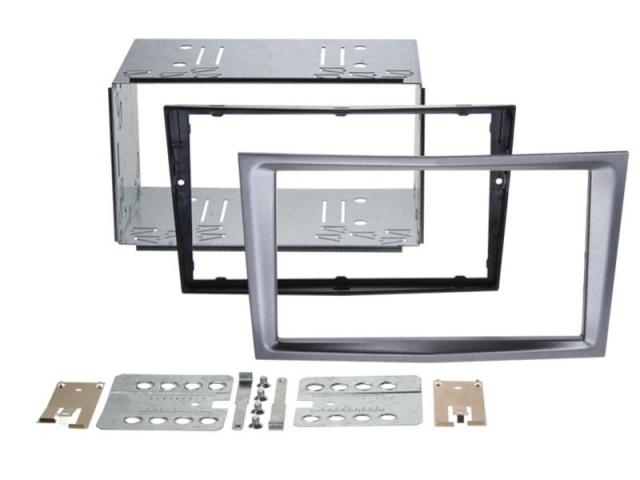 Monteringsram 2-din Opel Astra charcoal metallic
