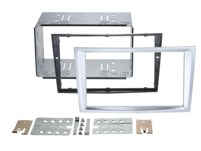 2DIN Radioramme Opel mat krom