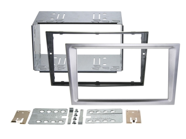 2DIN Radioramme Opel Corsa C, aluminium