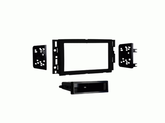 Monteringsramme 2-DIN med opbevaringsrum GM/Suzuki