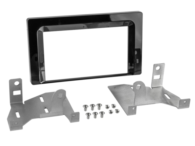 Monteringsramme 2-DIN Toyota Aygo X, piano sort